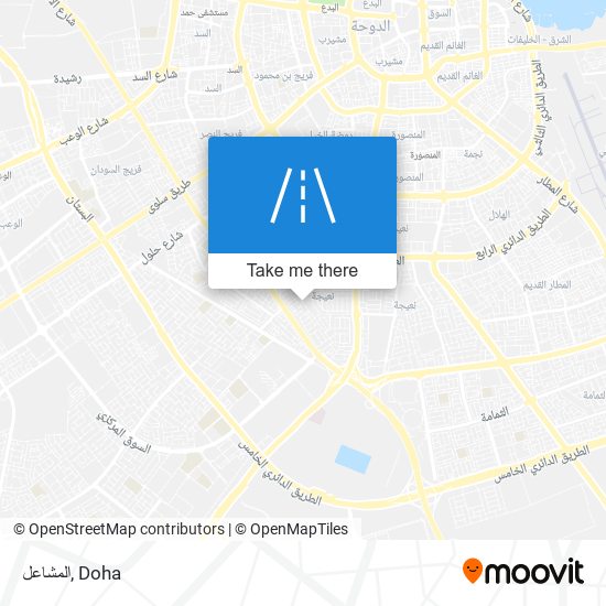 المشاعل map