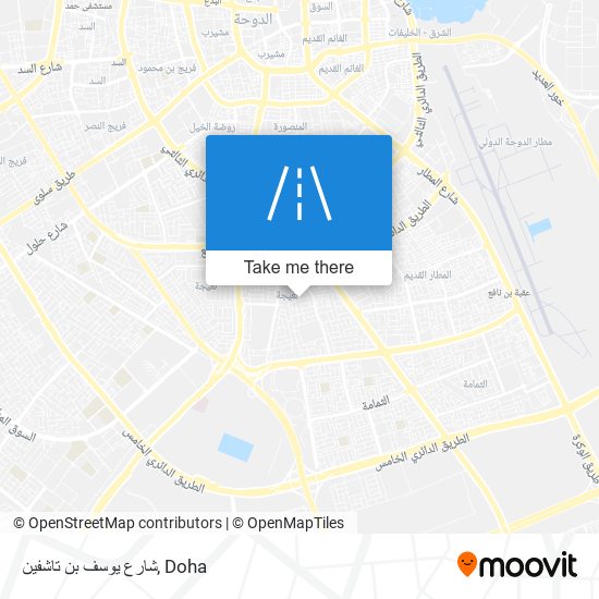 شارع يوسف بن تاشفين map