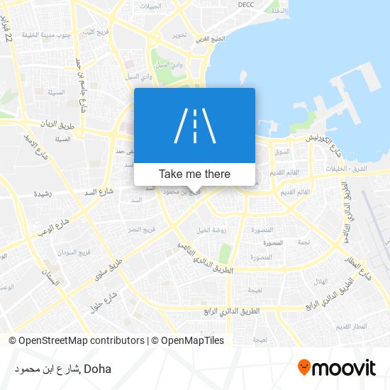 شارع ابن محمود map