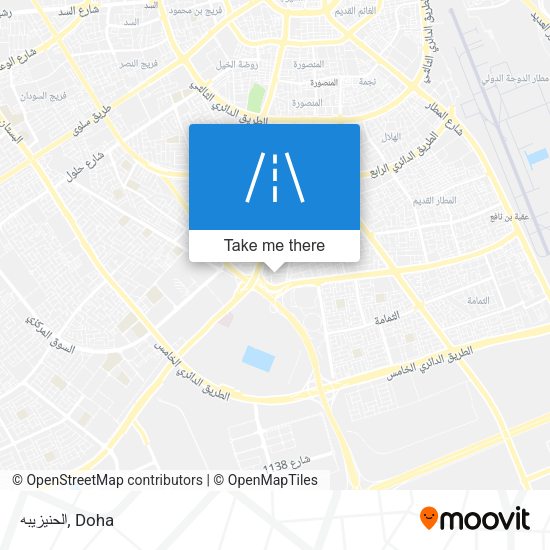 الحنيزيبه map
