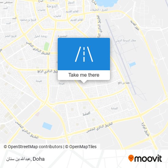 عبدالله بن سنان map