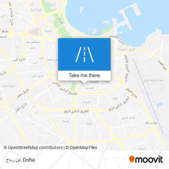 ابن رباح map