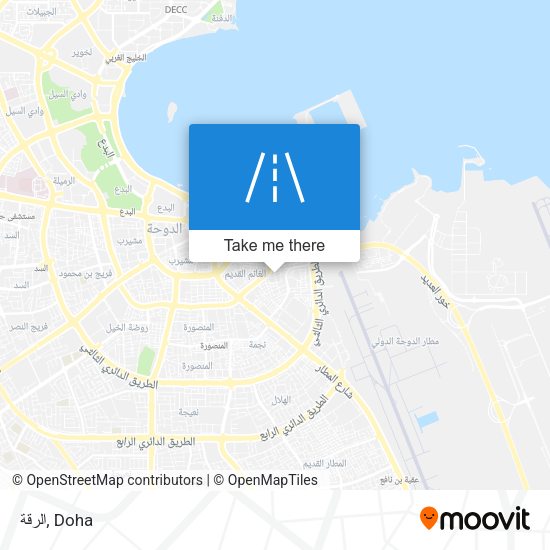 الرقة map