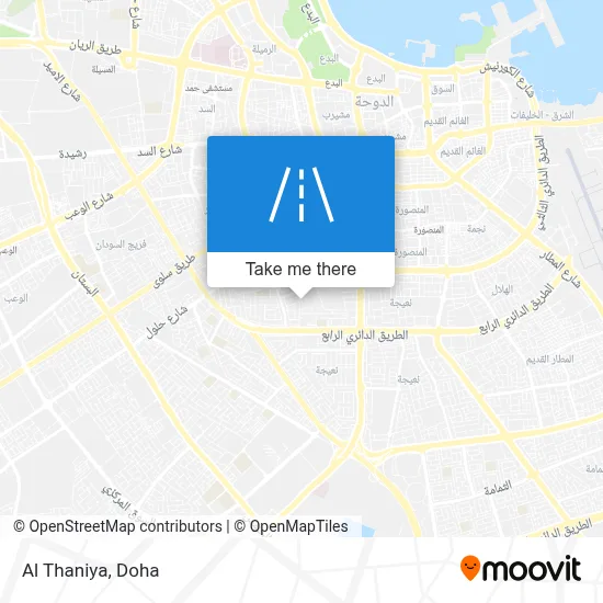 Al Thaniya map