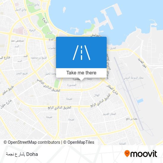 شارع نجمة map