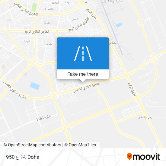 شارع 950 map