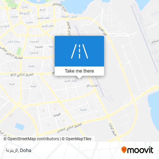 الزيتونة map