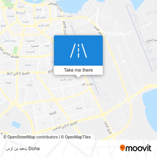 سعيد بن اوس map