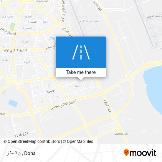 بن البيطار map