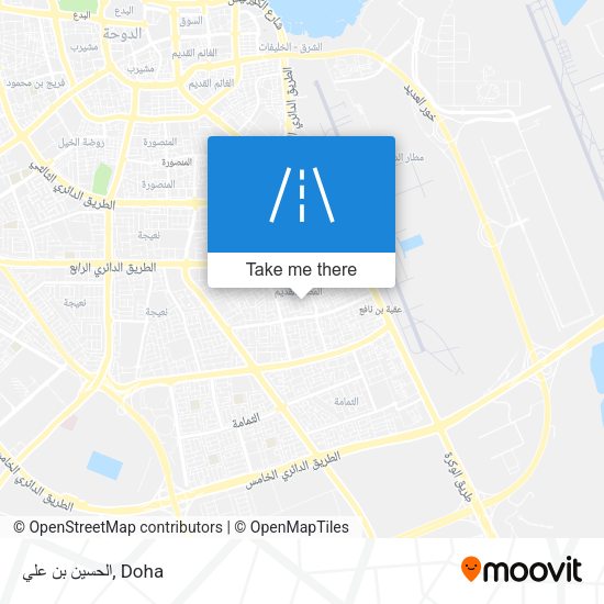 الحسين بن علي map