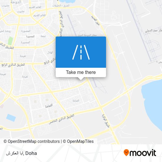 ابا العكرش map