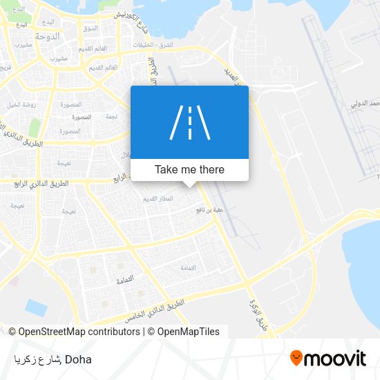 شارع زكريا map