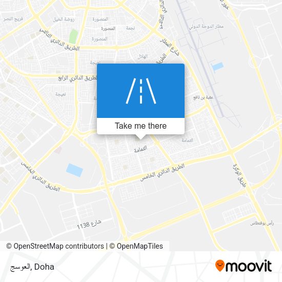 العوسج map