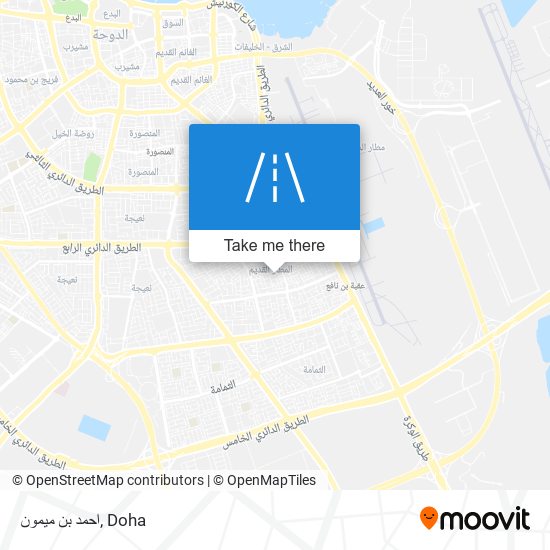 احمد بن ميمون map