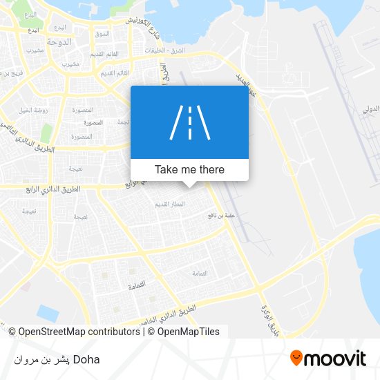 بشر بن مروان map