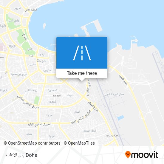ابن الاغلب map