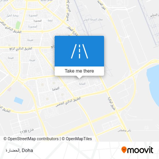 الحضارة map