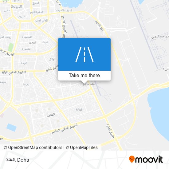 العقلة map