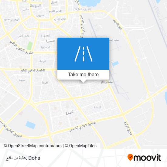 عقبة بن نافع map