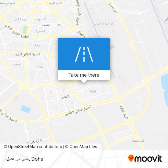 يحيى بن هذيل map