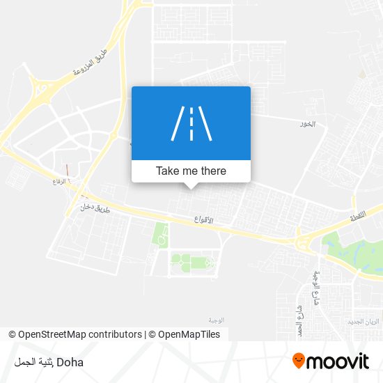 ثنية الجمل map