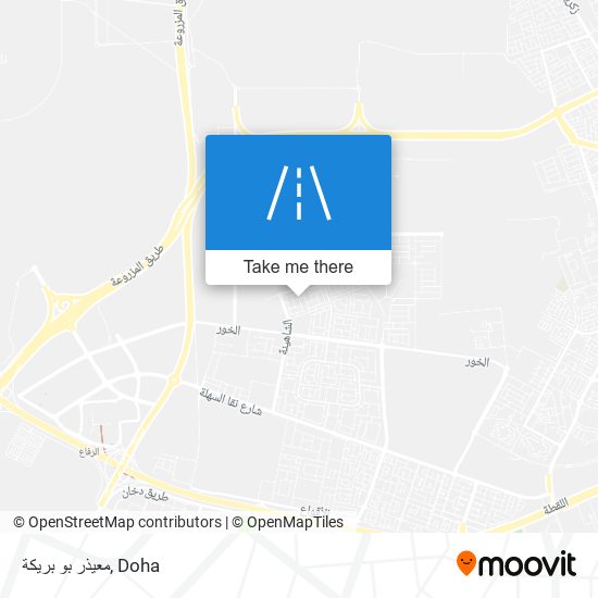 معيذر بو بريكة map