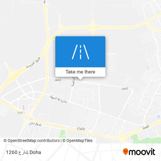 شارع 1260 map