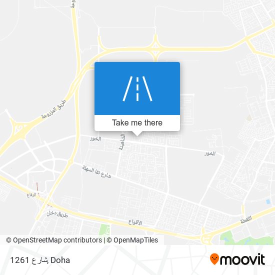 شارع 1261 map