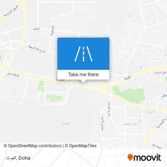 الغوث map