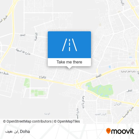 ابن عفيف map