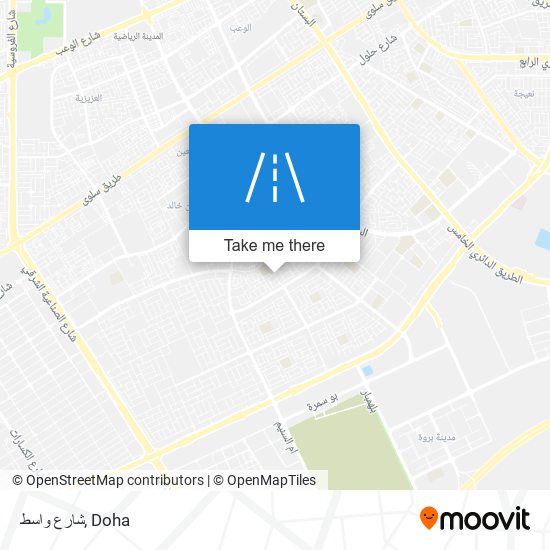 شارع واسط map