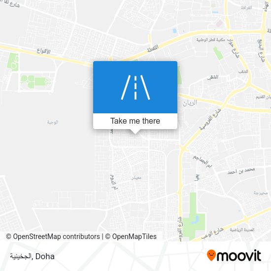 الجخينية map