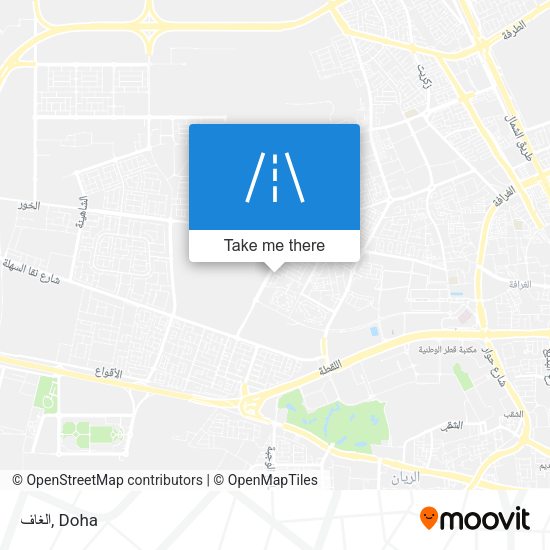 الغاف map