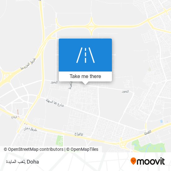 ثغب المايدة map