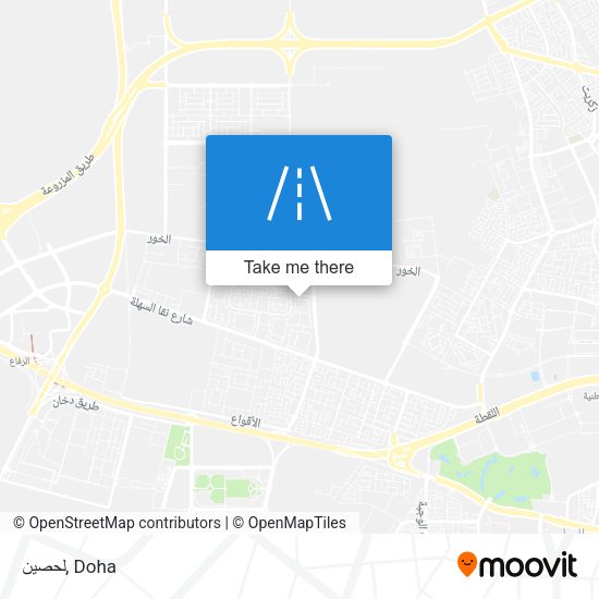 لحصين map