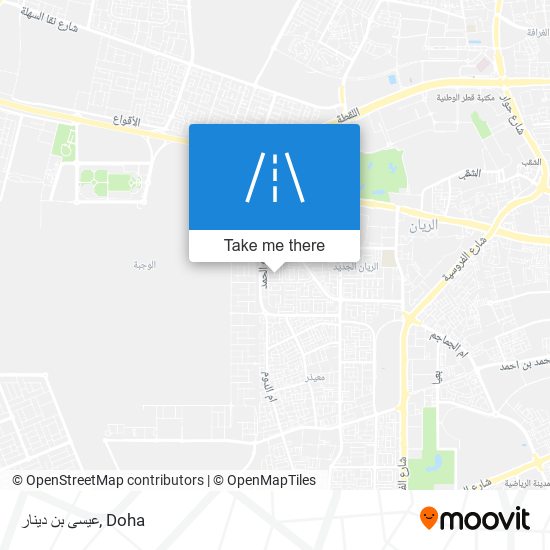 عيسى بن دينار map