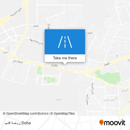 روضة اقديم map