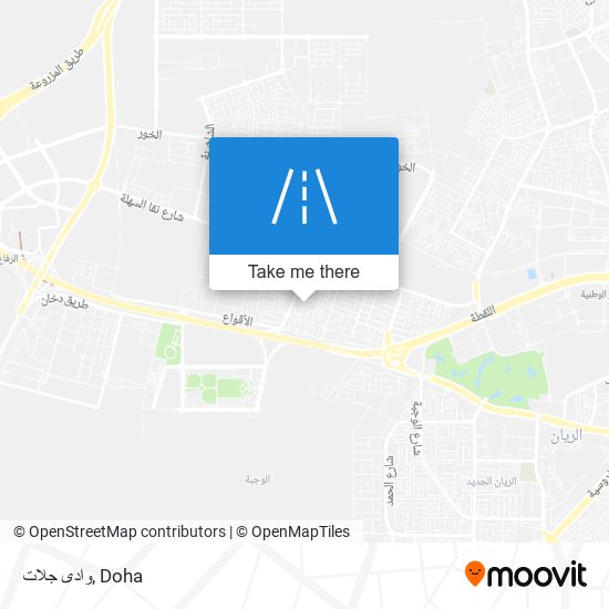 وادى جلات map