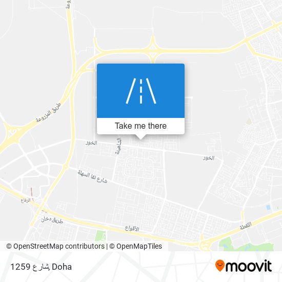 شارع 1259 map
