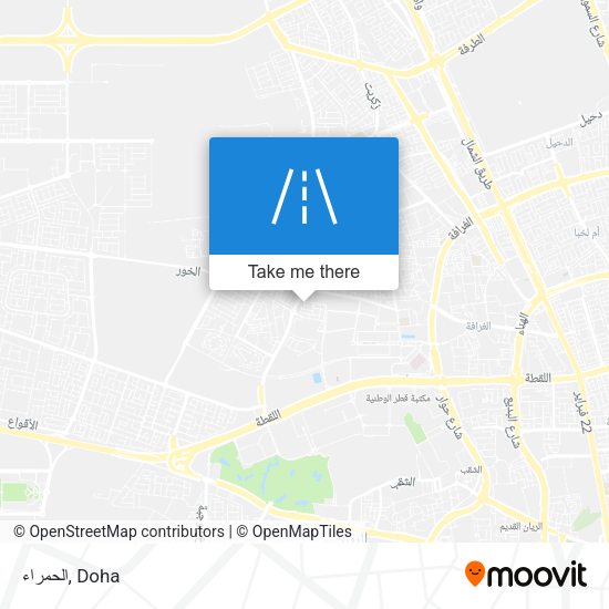 الحمراء map