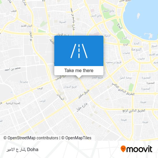شارع الامير map