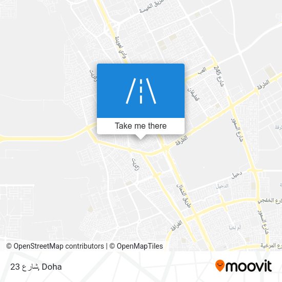 شارع 23 map