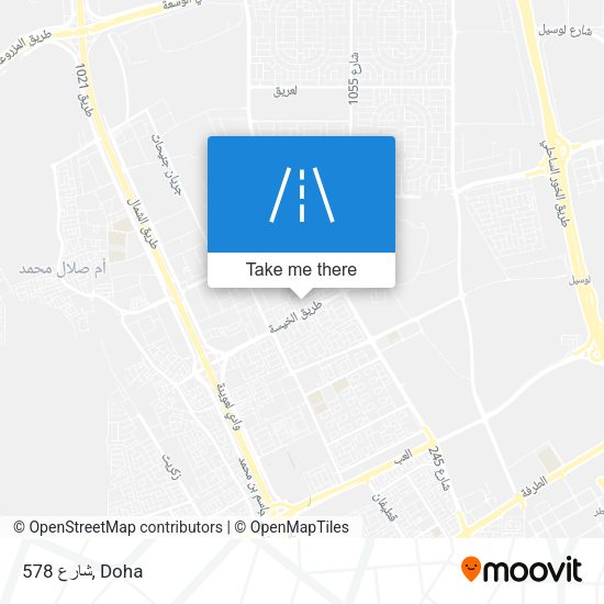 شارع 578 map