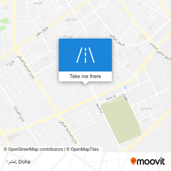 لعشرا map