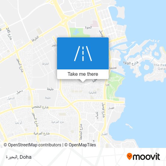 البحيرة map