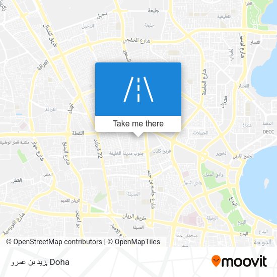 زيد بن عمرو map