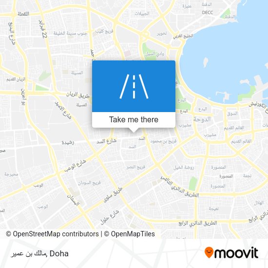 مالك بن عمير map