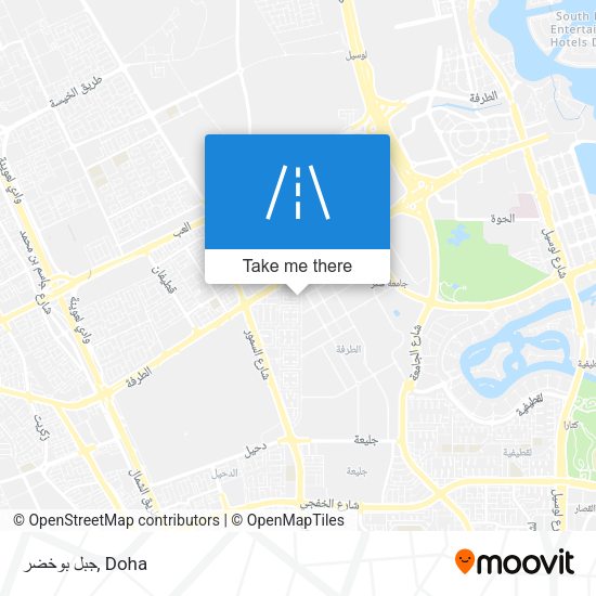 جبل بوخضر map