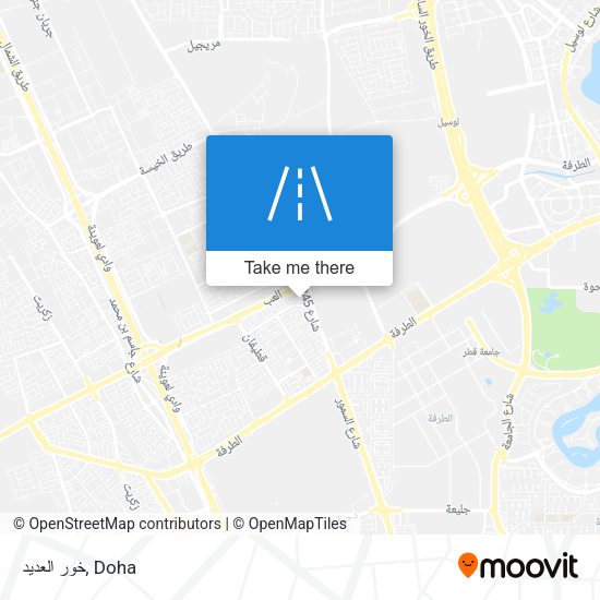 خور العديد map