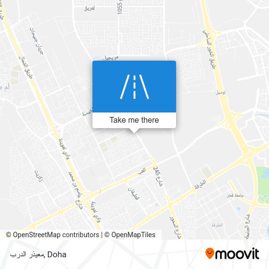 معيذر الدرب map
